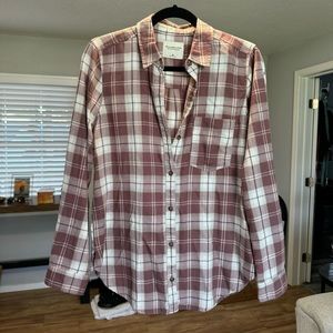 Abercrombie & Fitch flannel - Dusty Rose